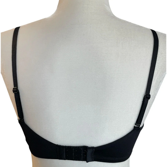 Calvin Klein Constant Convertible Strap Lightly Lined Demi Bra Black Size 32 D - Picture 5 of 6